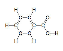 ساختار بنزوئیک اسید