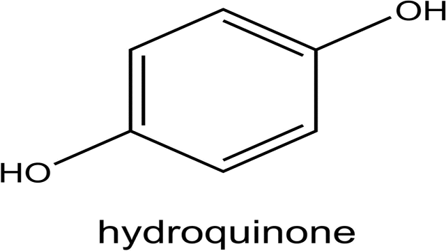 فرمول ساختاری هیدروکینون